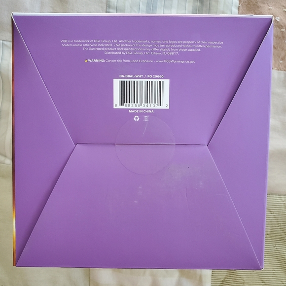 NIB Vibe Multicolor LED Disco‎ Ball Battery Operated - Picture 6 of 7